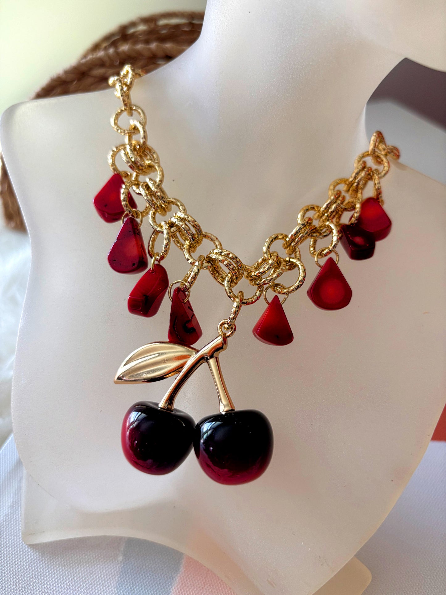 🍒 Cherry Glam Necklace ✨