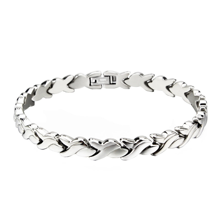 Classic Style Geometric Titanium Steel Bracelets In Bulk