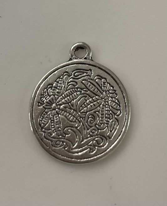 Charms moneda Vintage & Naturaleza