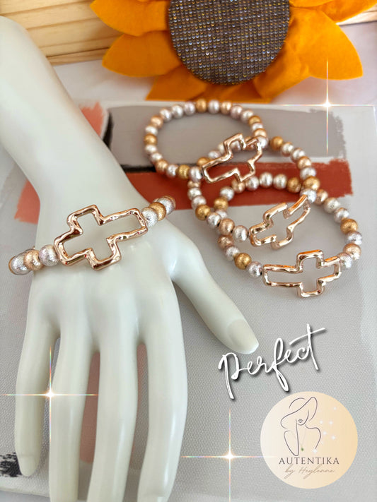 🌻 Pulsera Cruz de Luz ✨