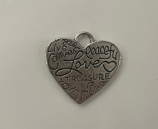 Charm Corazón de Amor (18 Pz)