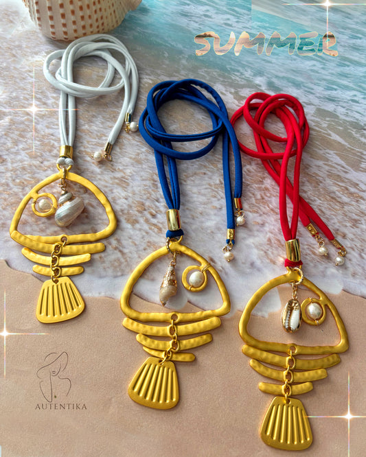 Collar Esencia Marina – Brisa de Verano 💦🌊⛱️