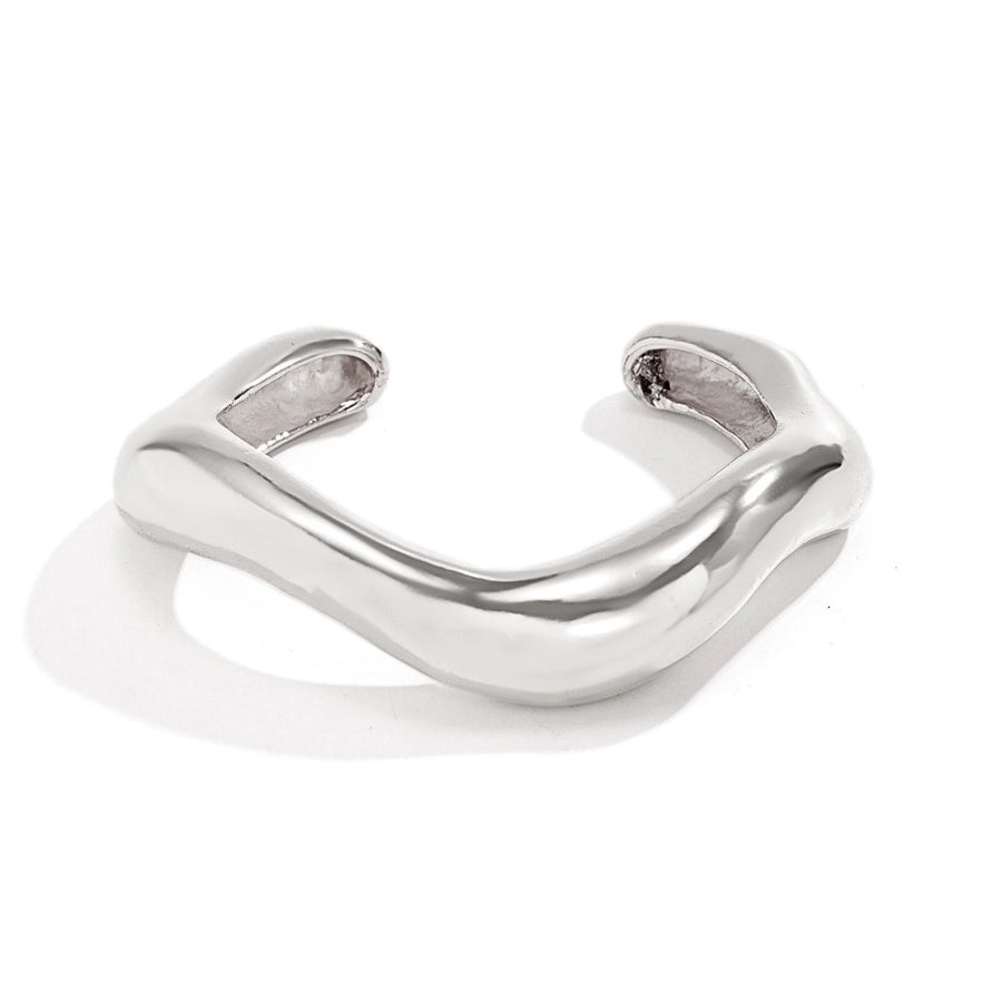 Cute Exaggerated Simple Style Irregular Metal  Bangle