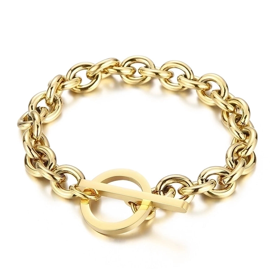 Jewelry Fashion Geometric Titanium Steel 18K Gold Plated Plating Stainless Steel Jewelry Sets