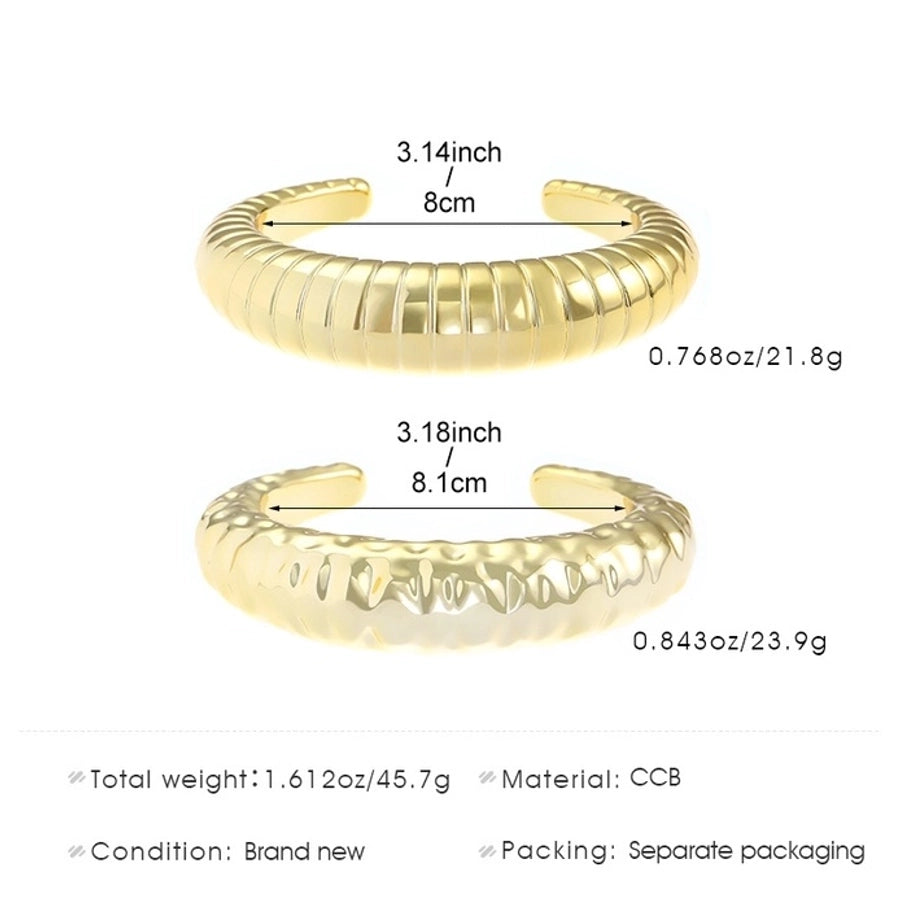 IG Style Solid Color CCB Bangles