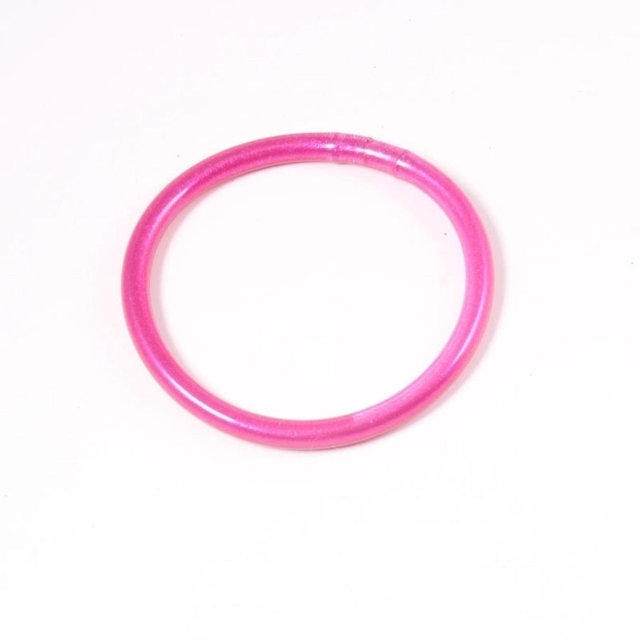 lady solid color silica gel women's bangle