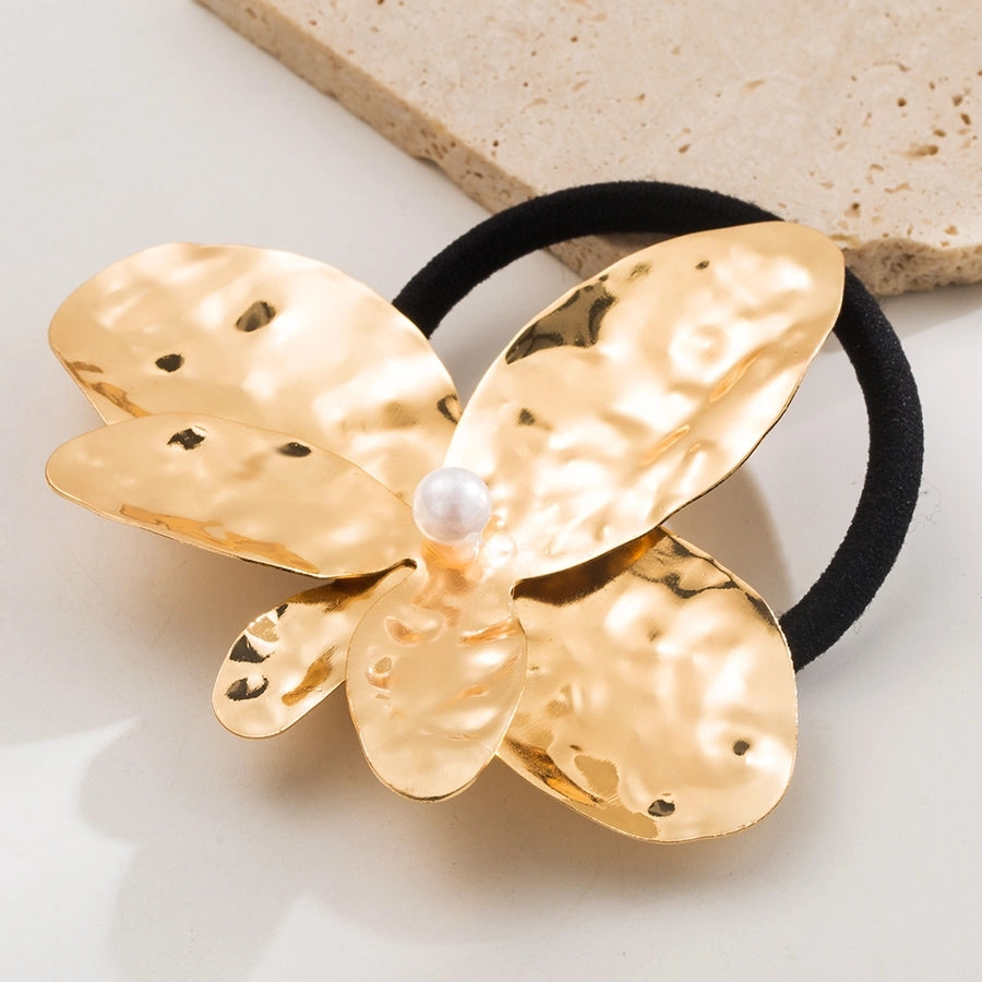 Elegant Simple Style Women's Flower Alloy Hair Tie