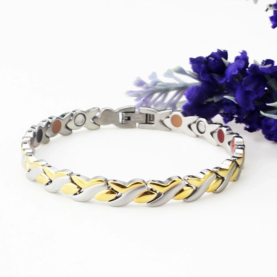 Classic Style Geometric Titanium Steel  Bracelets In Bulk