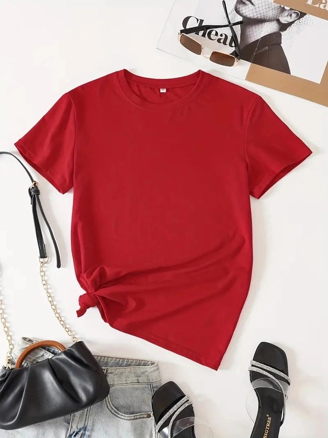 Women's T-shirt Short Sleeve T-Shirts Vacation Simple Style Letter