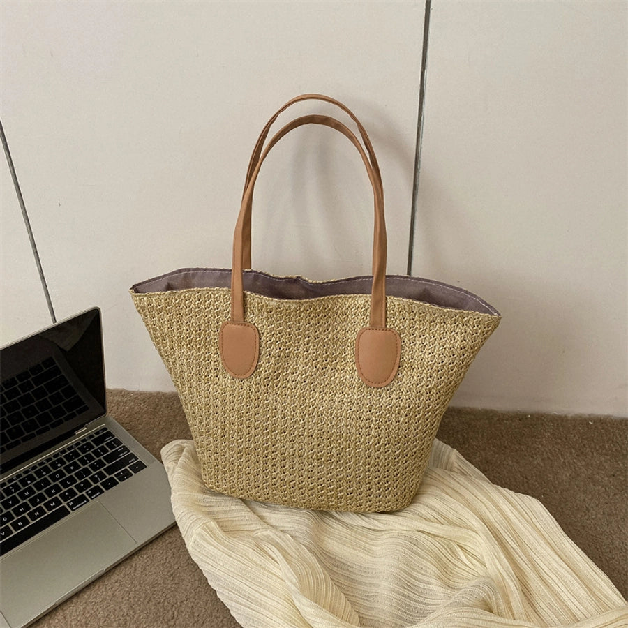 women's all seasons straw streetwear straw bag