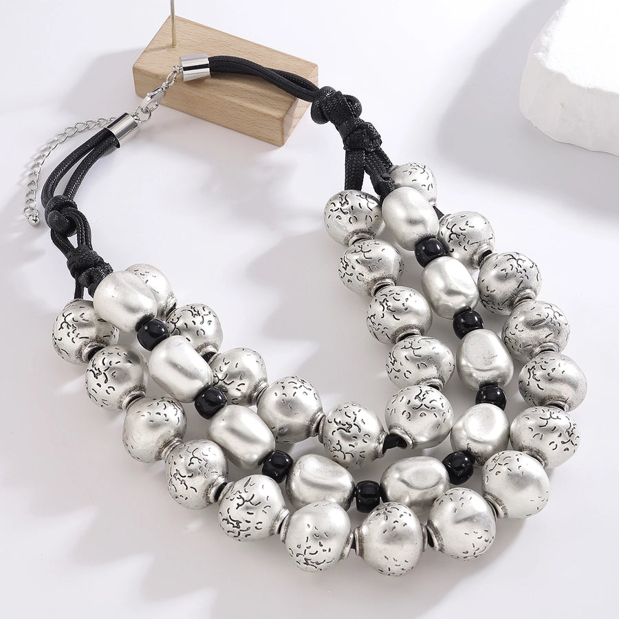 Glam Exaggerated Luxurious Geometric Plastic Resin  Necklace