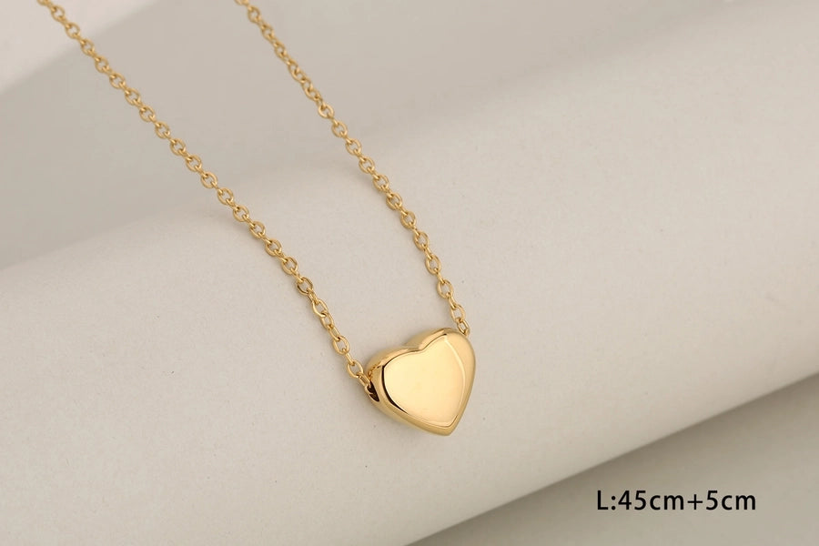 Jewelry Cute Sweet Round Letter Heart Shape 304 Stainless Steel Jewelry Set