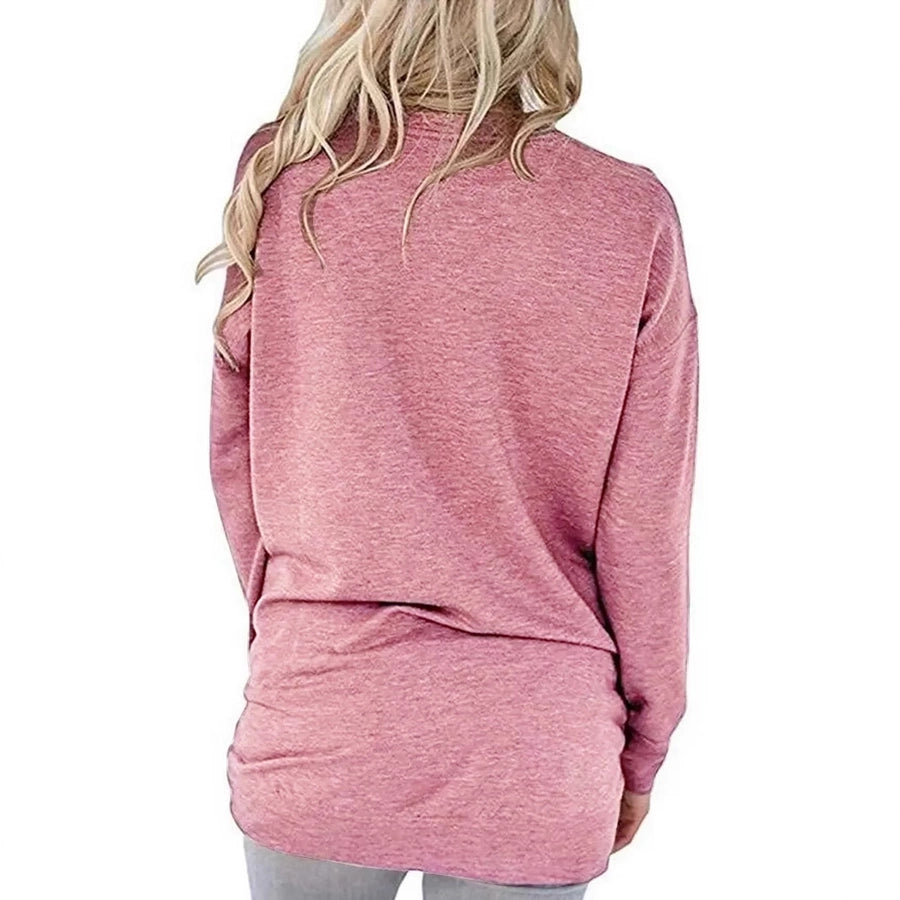 Women's T-shirt Long Sleeve T-Shirts Casual Letter