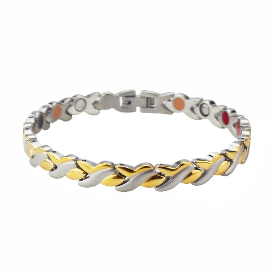 Classic Style Geometric Titanium Steel  Bracelets In Bulk