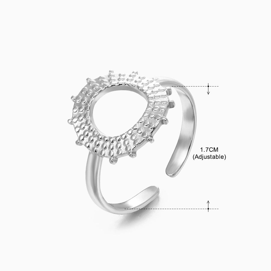 Jewelry Elegant Streetwear Star Moon Stainless Steel Plating Open Rings