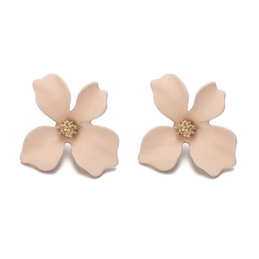 new simple sweet flowers stud earrings nhpf147196