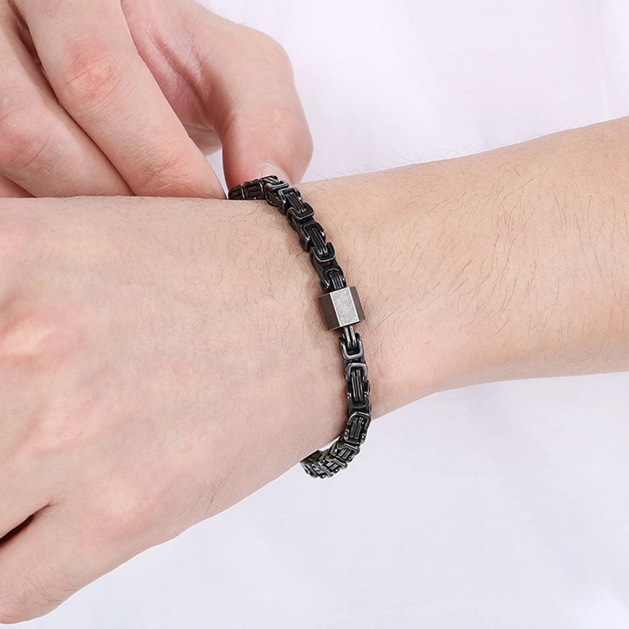 Simple Style Geometric 304 Stainless Steel  Bracelets In Bulk