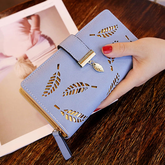 women's spring&summer pu leather geometric fashion square zipper buckle long wallet