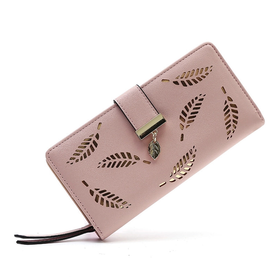 women's spring&summer pu leather geometric fashion square zipper buckle long wallet