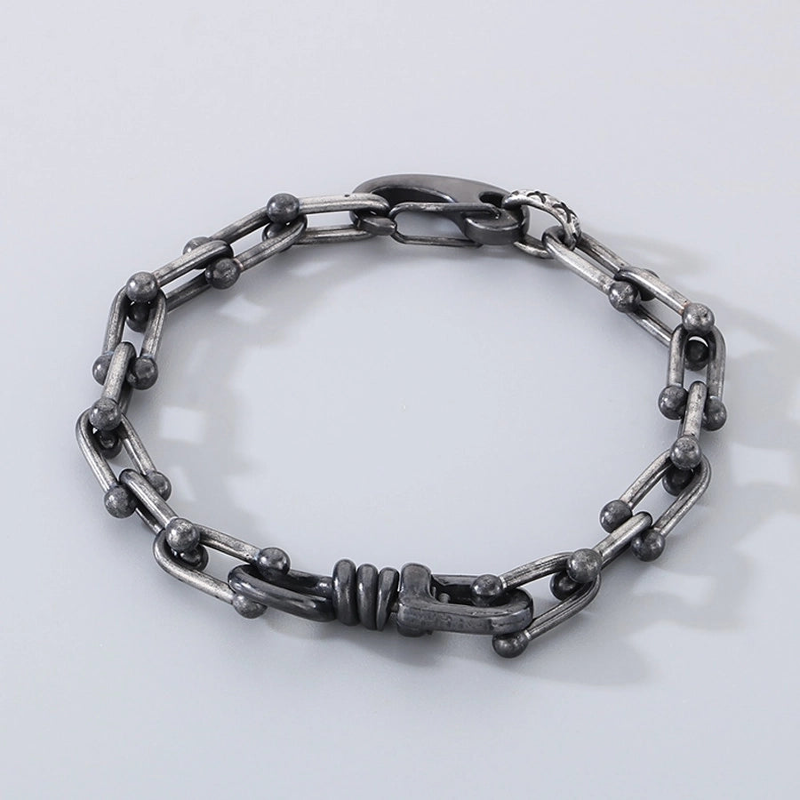 Simple Style Geometric 304 Stainless Steel  Bracelets In Bulk