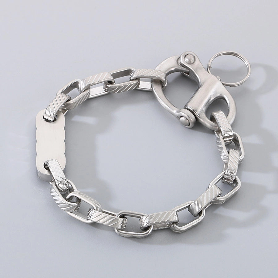 Simple Style Geometric 304 Stainless Steel  Bracelets In Bulk