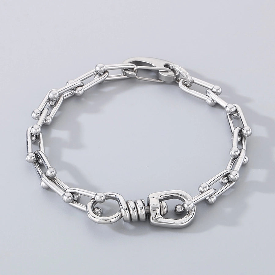 Simple Style Geometric 304 Stainless Steel  Bracelets In Bulk