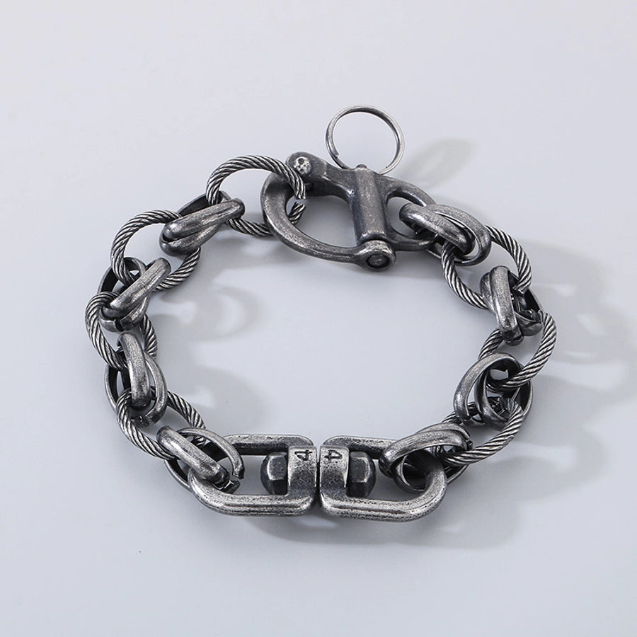 Simple Style Geometric 304 Stainless Steel  Bracelets In Bulk