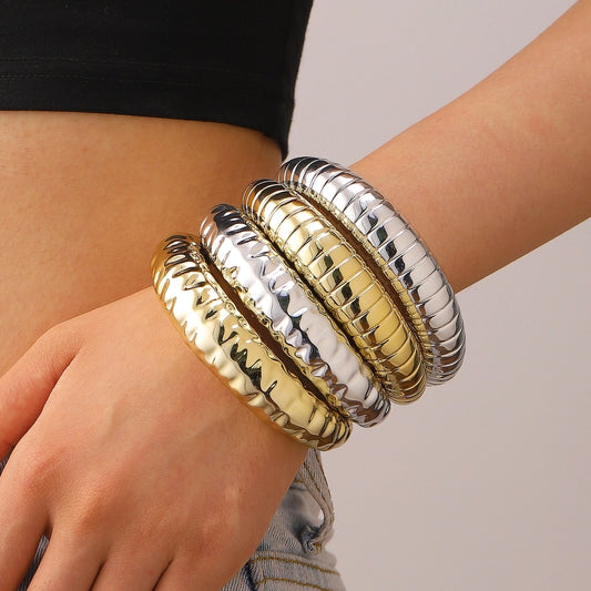 IG Style Solid Color CCB Bangles