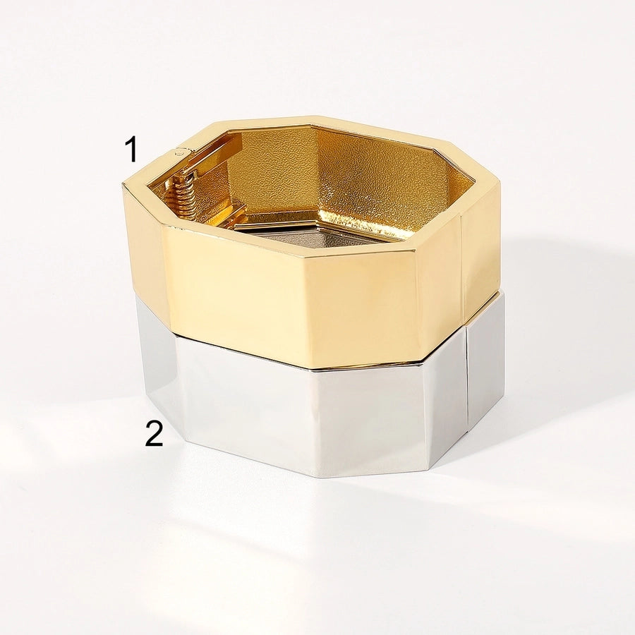 Business Retro Geometric Alloy Bangles