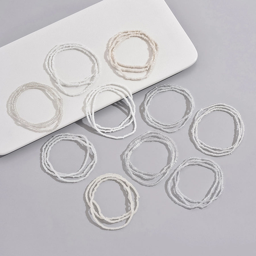 Bohemian Simple Style Solid Color Glass glass  Bracelets