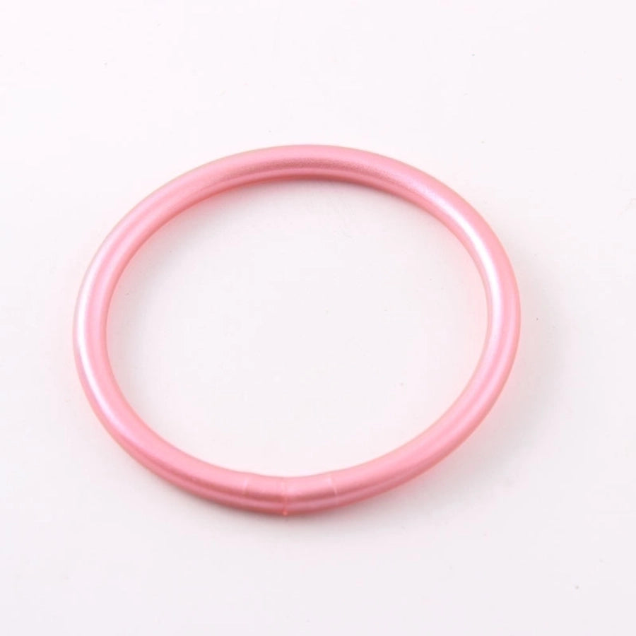 lady solid color silica gel women's bangle