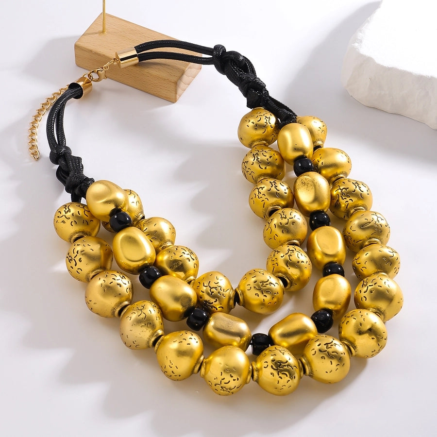 Glam Exaggerated Luxurious Geometric Plastic Resin  Necklace